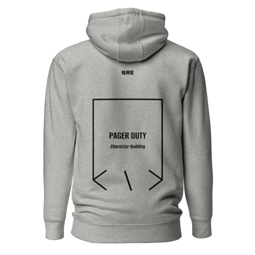 Pager Duty — Carbon Grey Black back mockup
