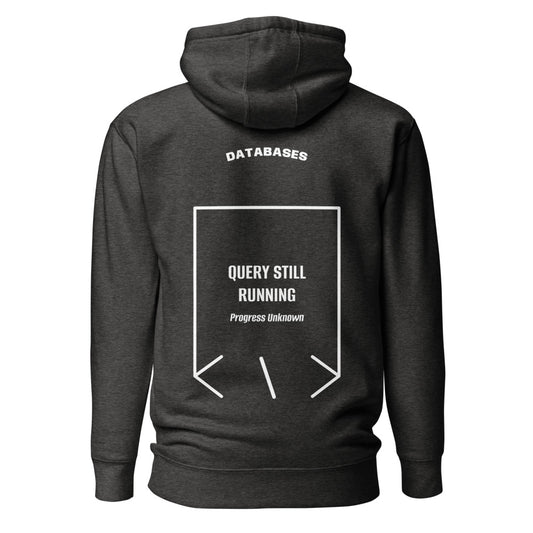 Query Still Running — secondary back mockup
