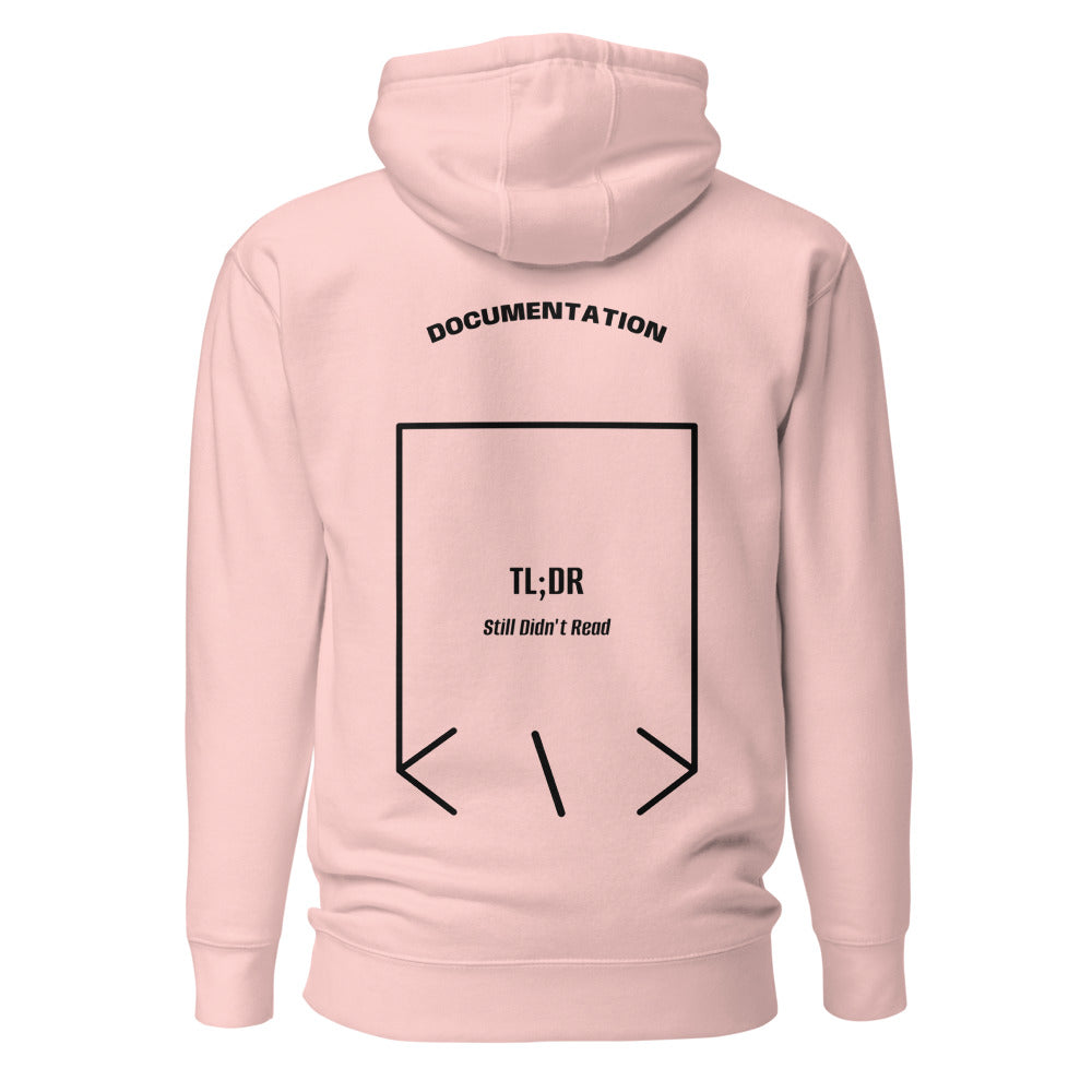 TL;DR — Light Pink Black back mockup