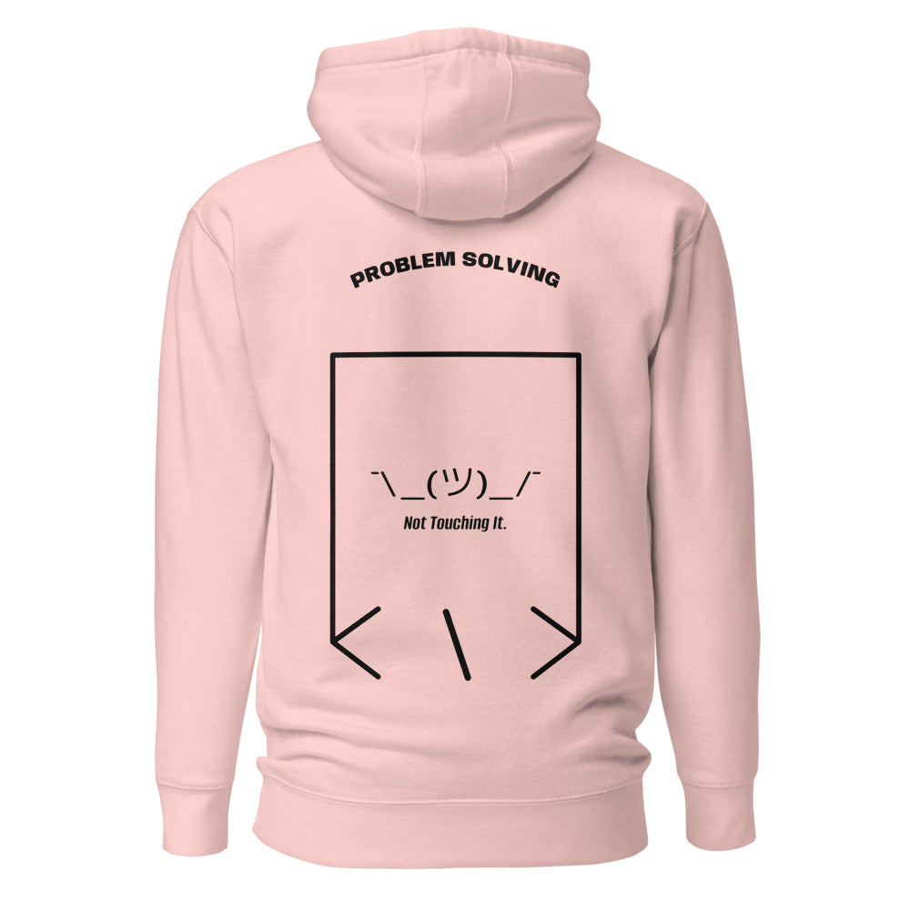 ¯\_(ツ)_/¯ — Light Pink Black back mockup