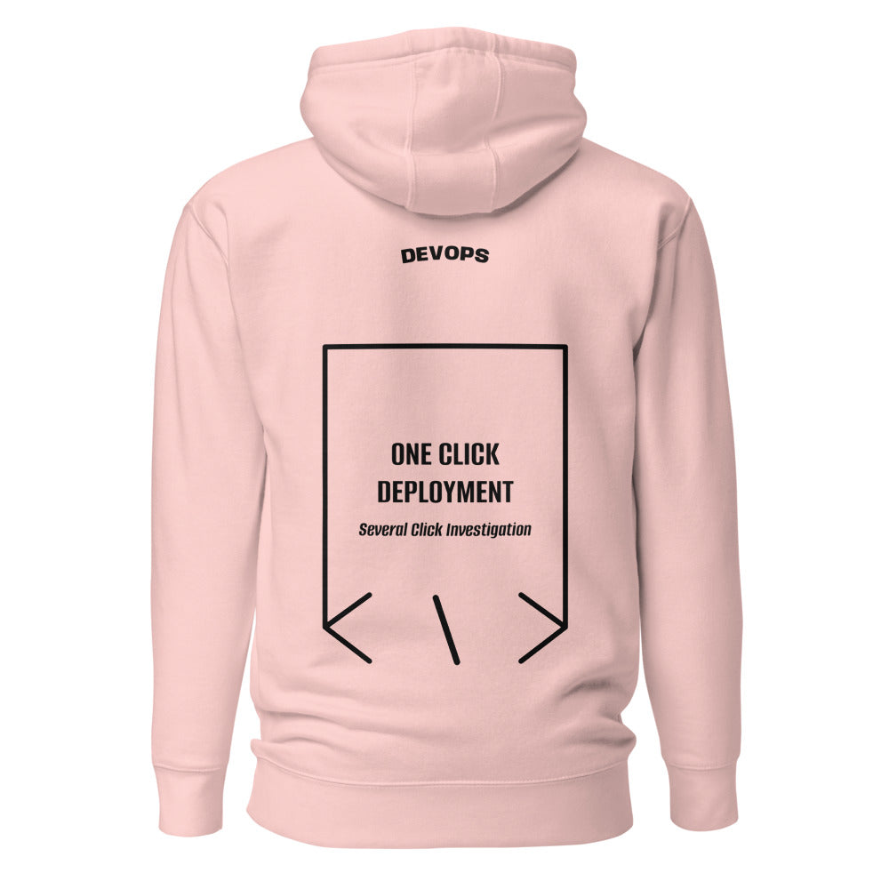One Click Deployment — Light Pink Black back mockup