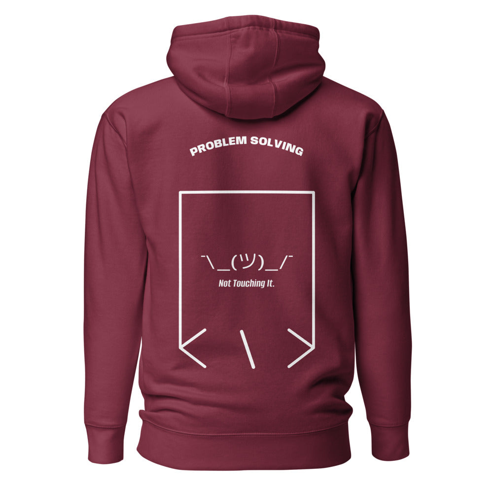 ¯\_(ツ)_/¯ — Maroon White back mockup