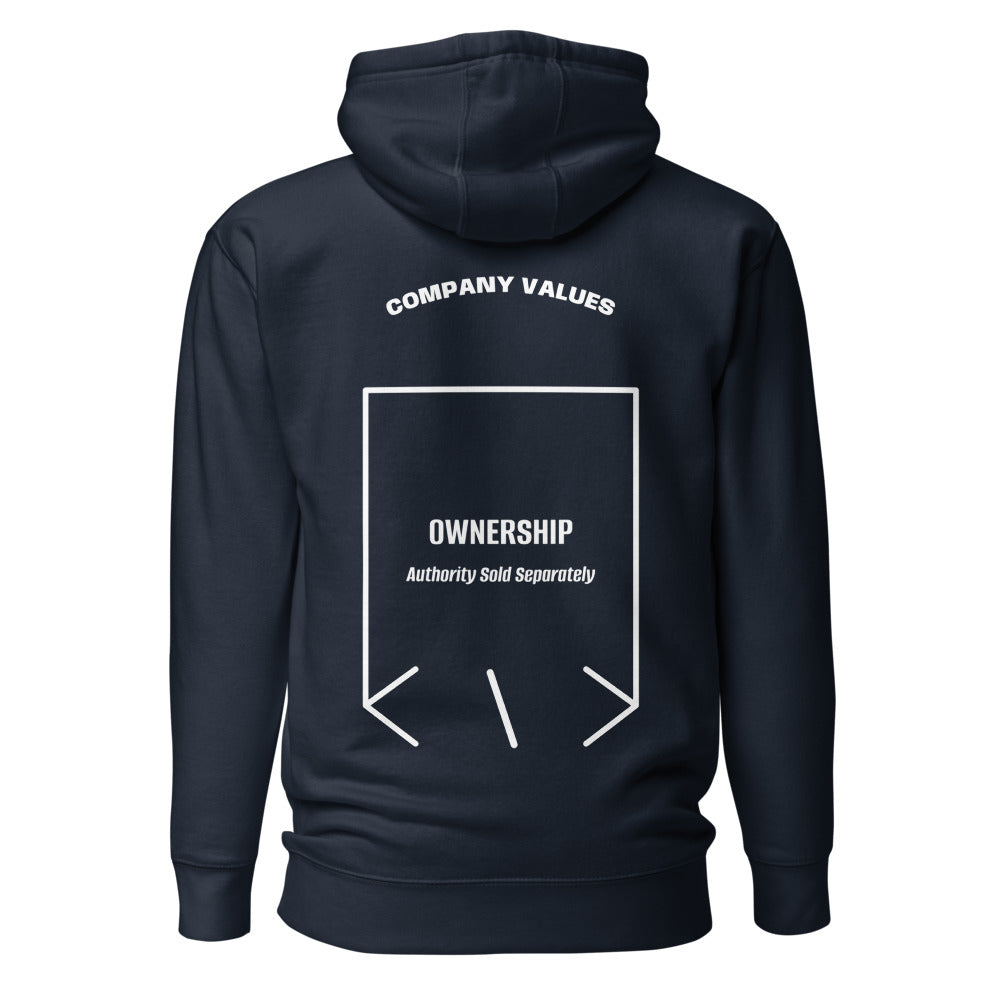 Ownership — Navy Blazer White back mockup