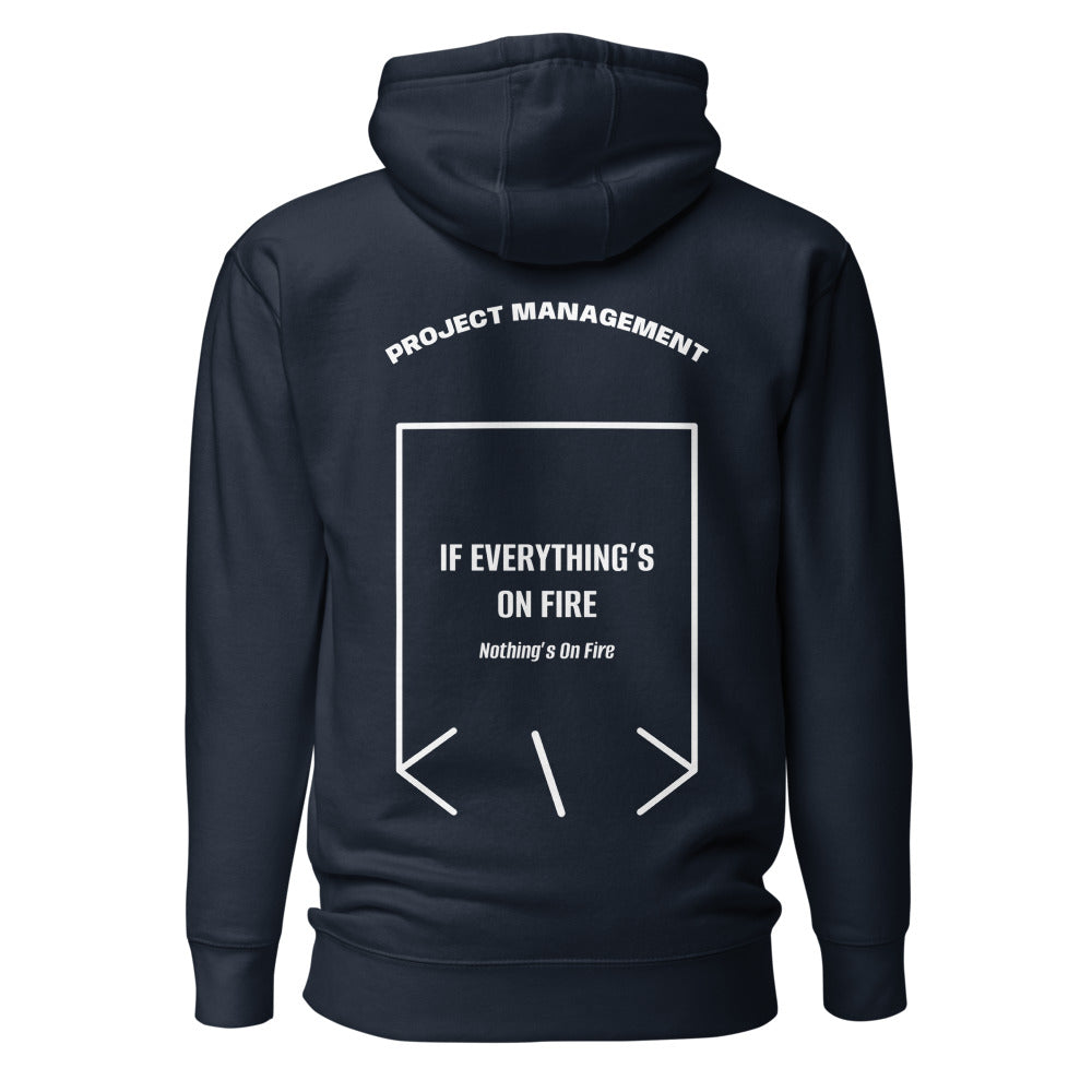 If Everything’s On Fire — Navy Blazer White back mockup