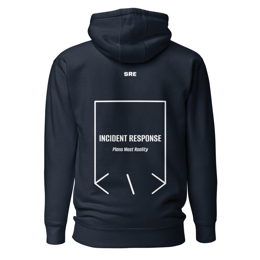 Incident Response — Navy Blazer White back mockup