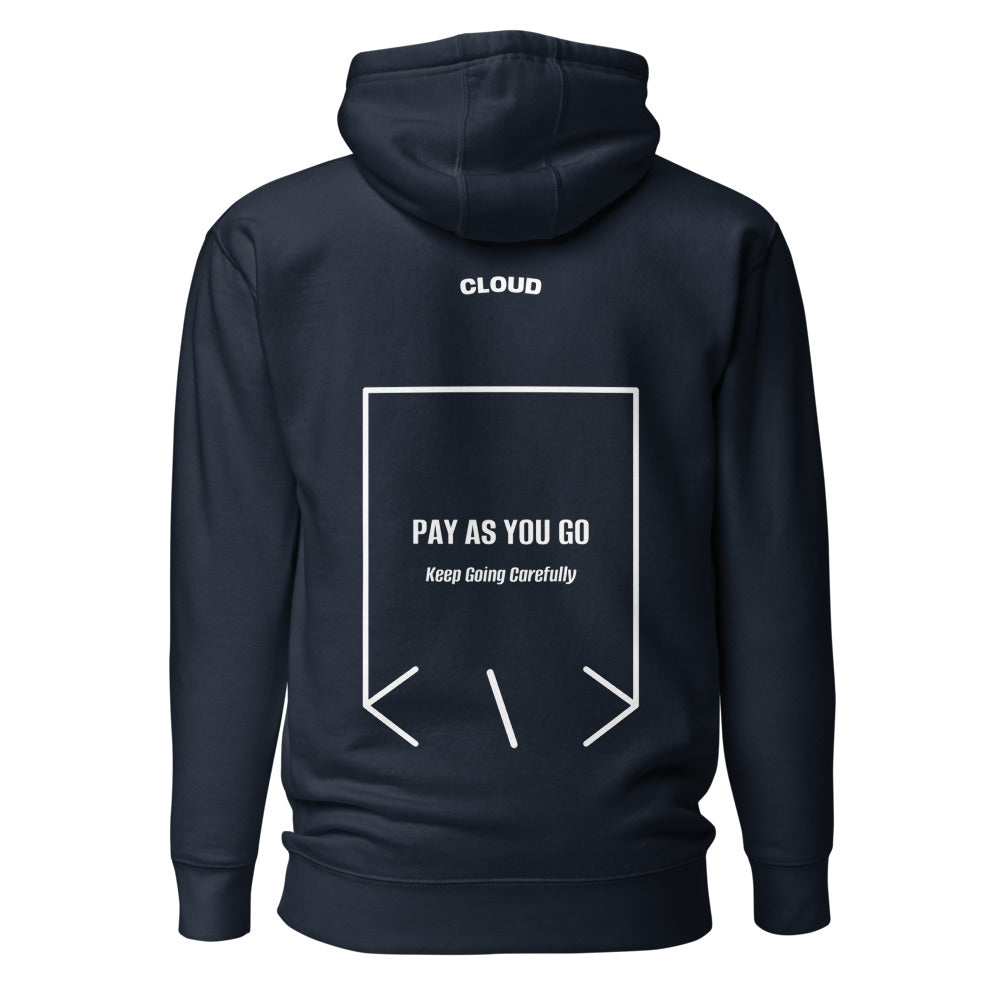 Pay As You Go — Navy Blazer White back mockup