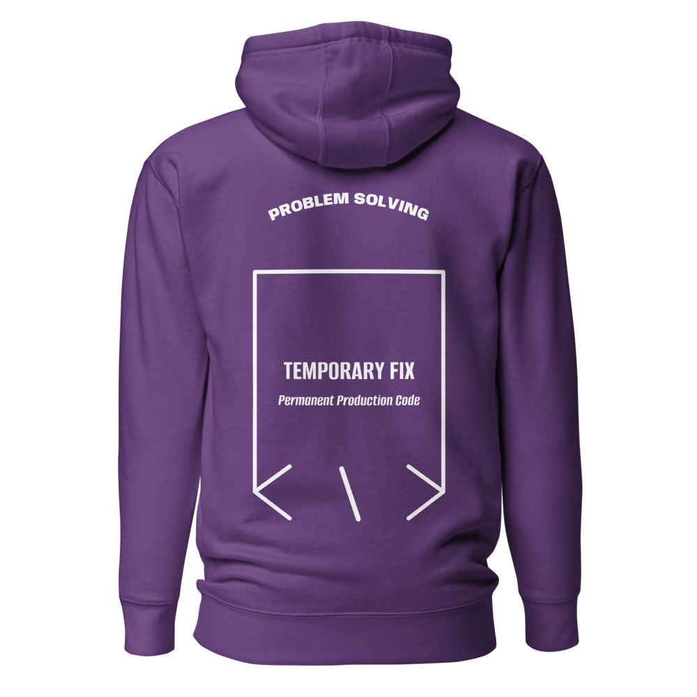 Temporary Fix — Purple White back mockup