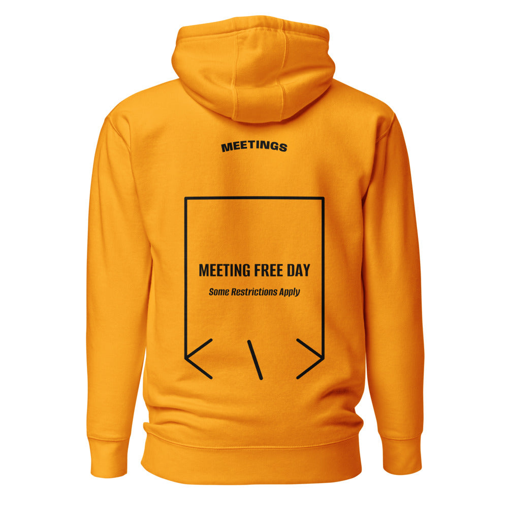 Meeting Free Day — Team Gold Black back mockup