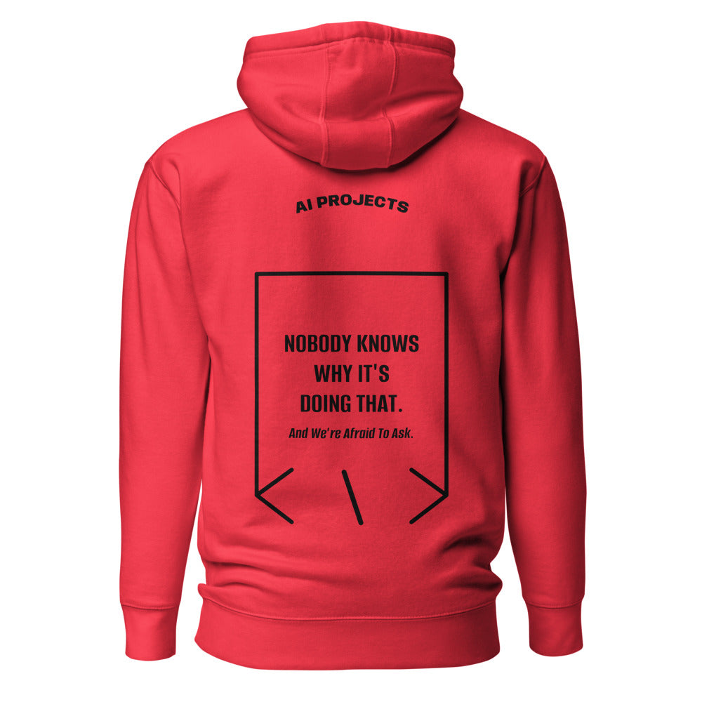 Nobody Knows Why It's Doing That. — Team Red Black back mockup
