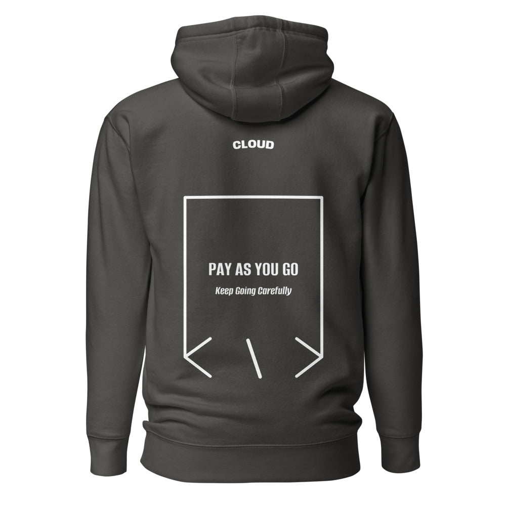 Pay As You Go — Vintage Black White back mockup