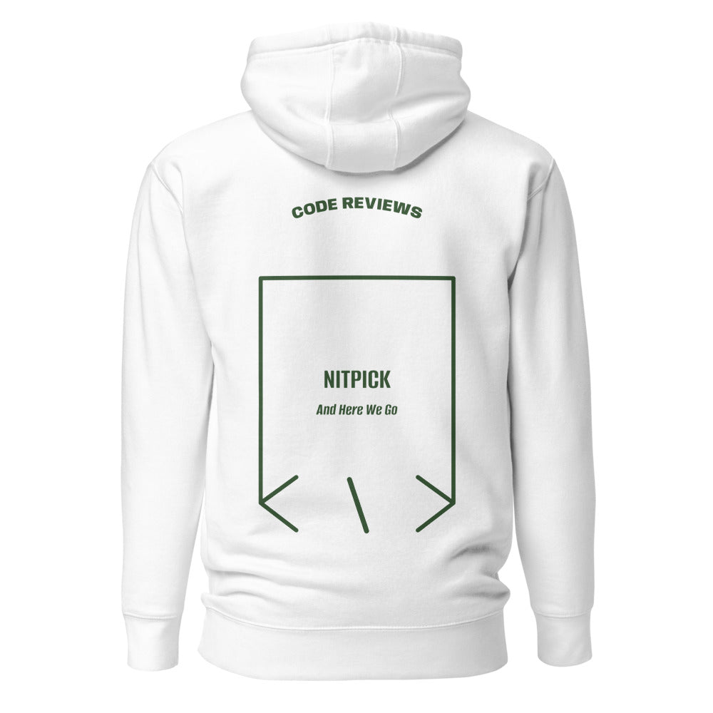 Nitpick — White Forest Green back mockup
