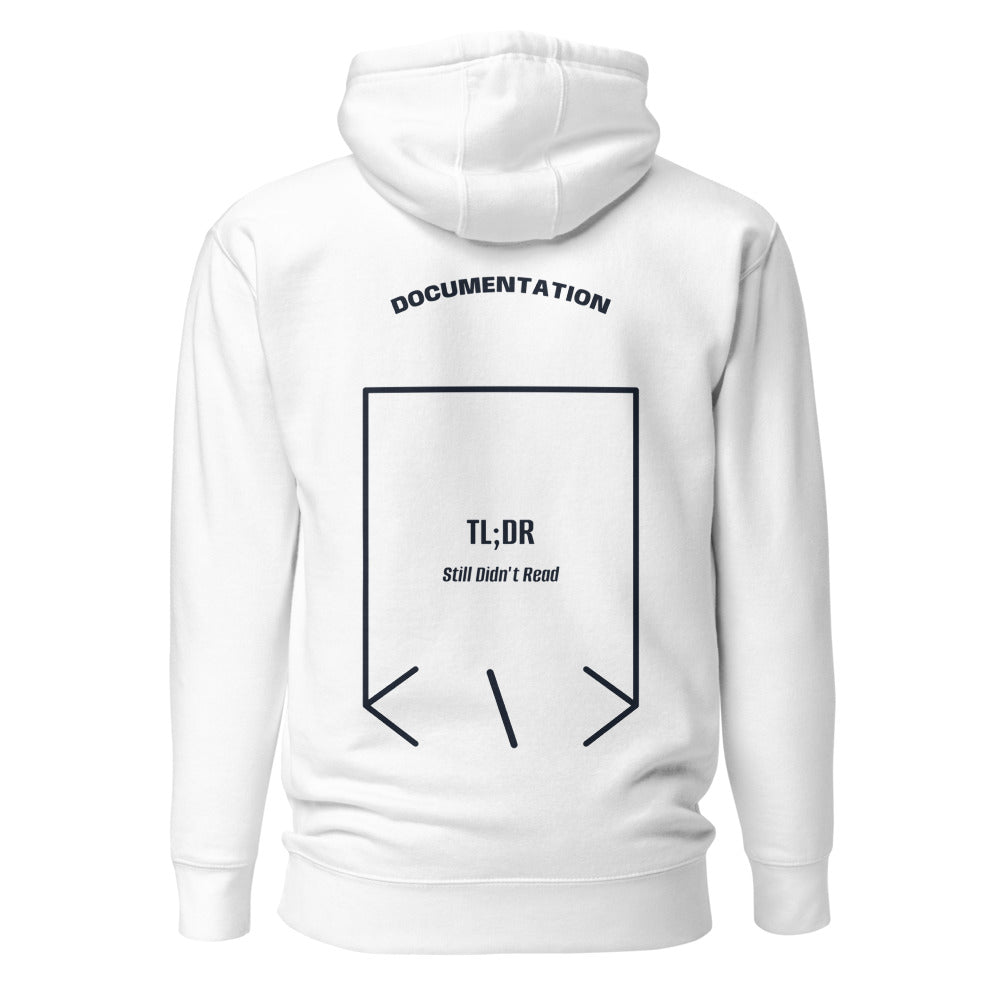 TL;DR — White Navy Blazer back mockup