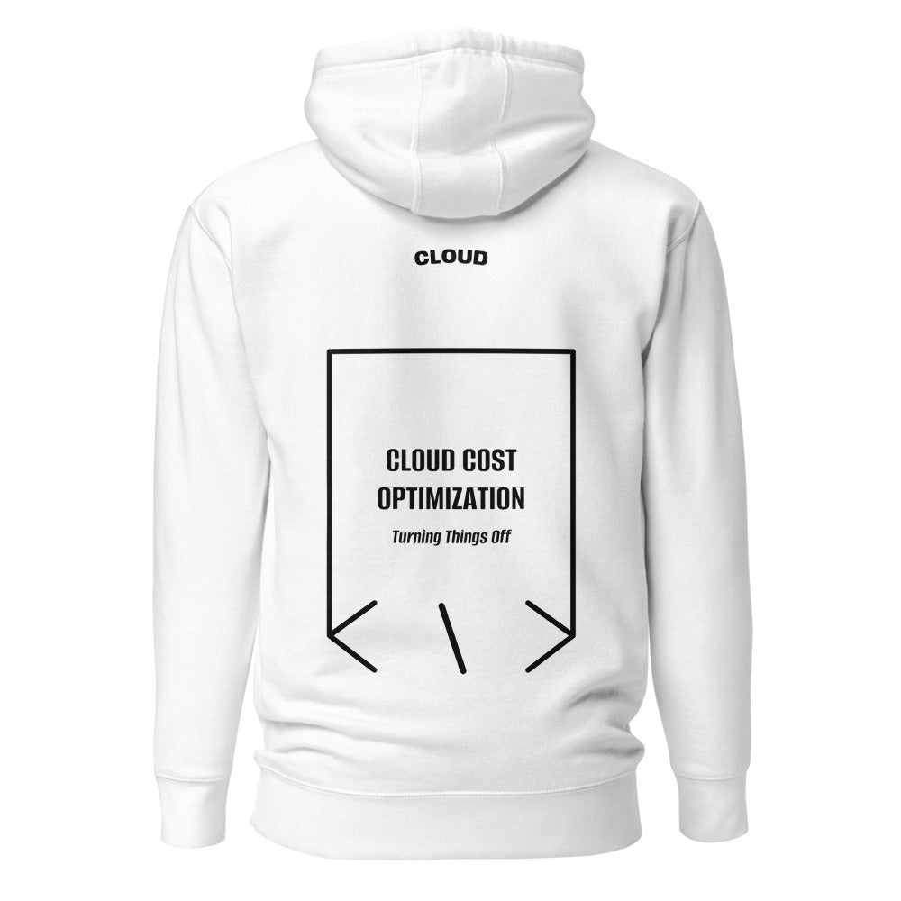 Cloud Cost Optimization — White Black back mockup