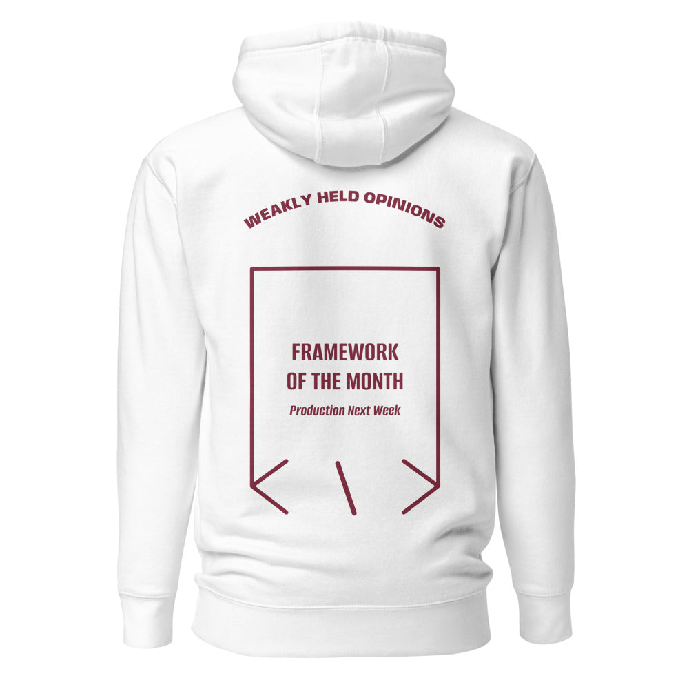 Framework Of The Month — White Maroon back mockup