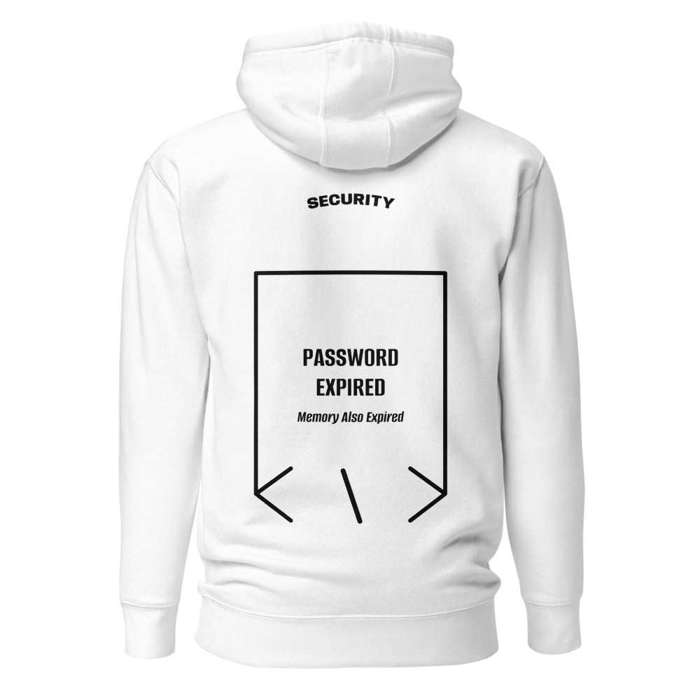 Password Expired — White Black back mockup