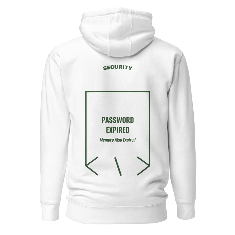 Password Expired — White Forest Green back mockup