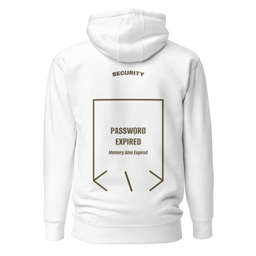 Password Expired — White Military Green back mockup