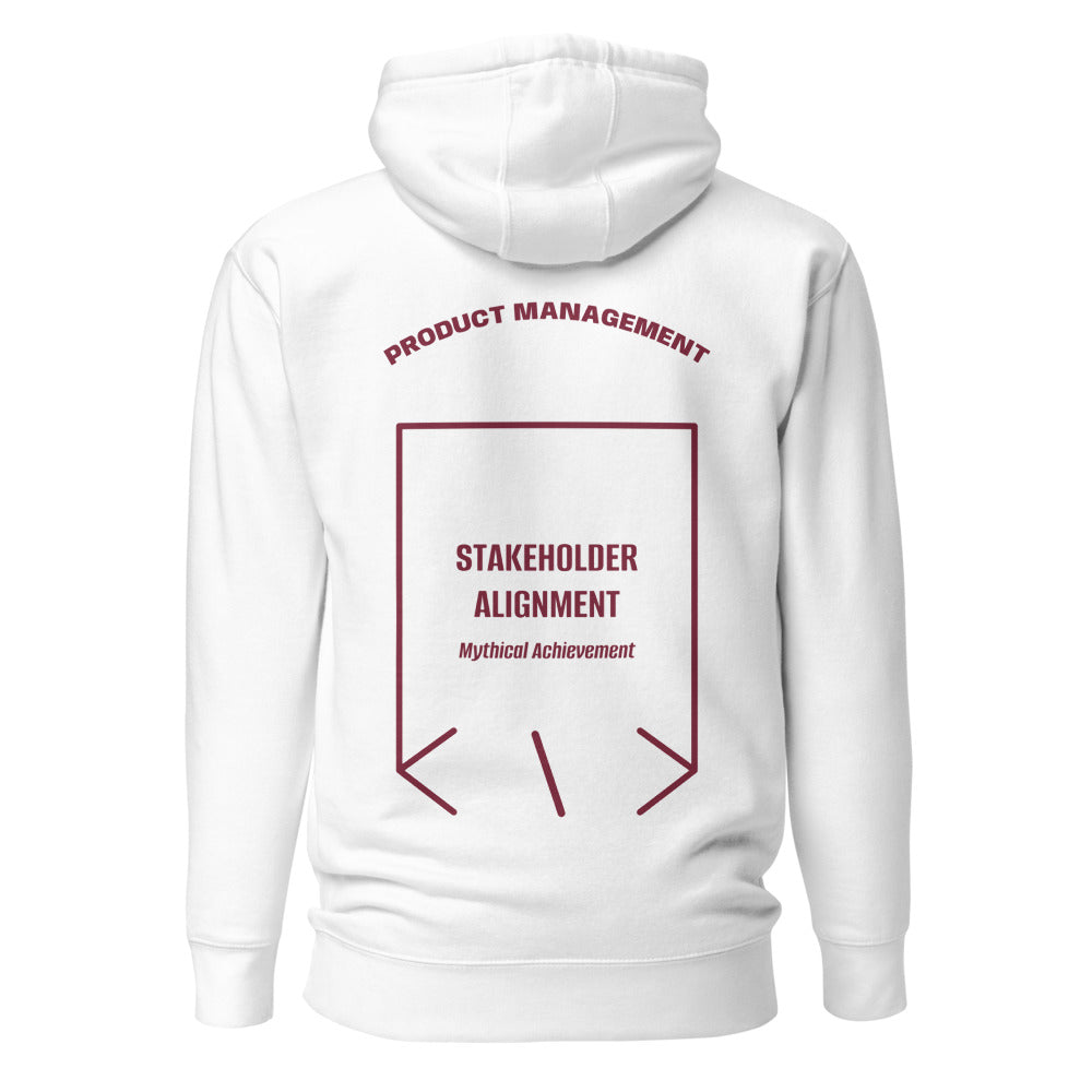 Stakeholder Alignment — White Maroon back mockup