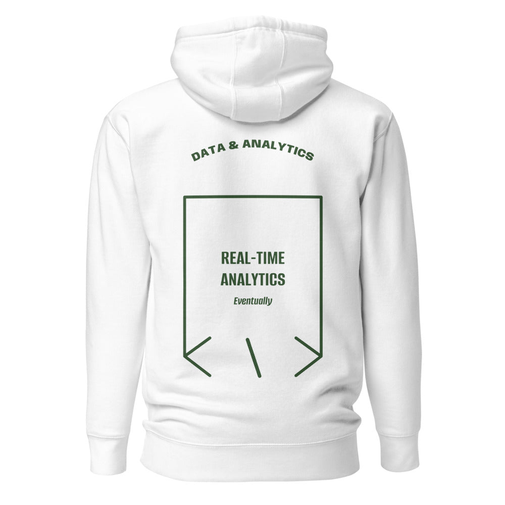 Real-Time Analytics — White Forest Green back mockup