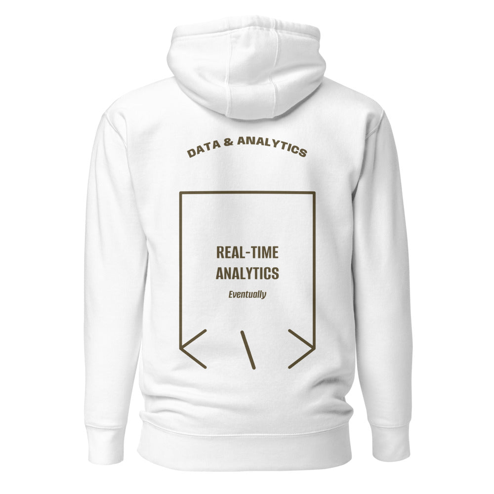 Real-Time Analytics — White Military Green back mockup