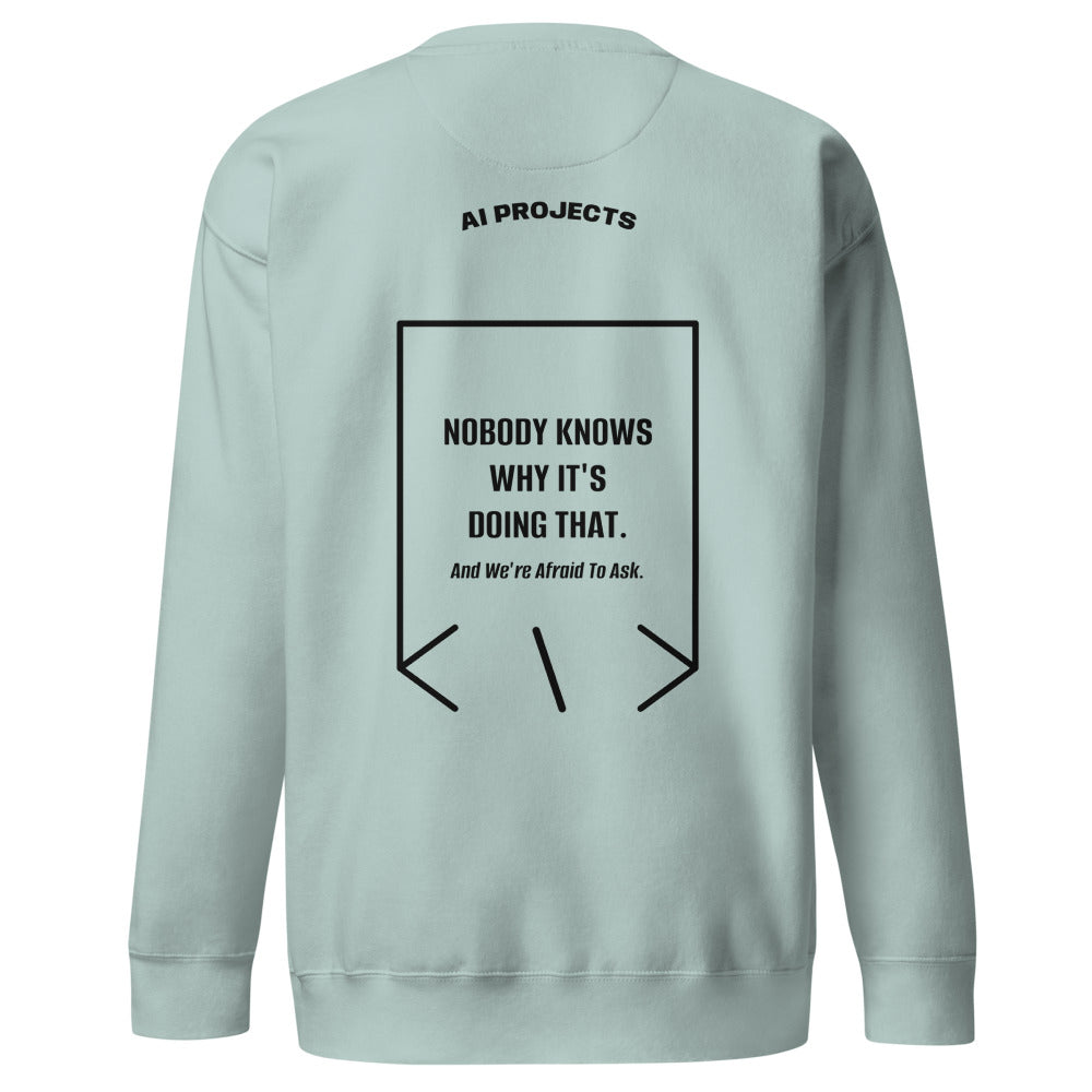 Nobody Knows Why It's Doing That. — Agave Black back mockup