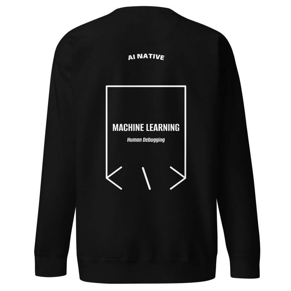 Machine Learning — Black White back mockup