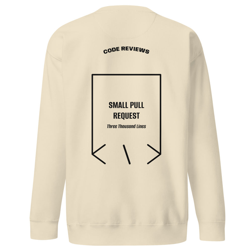 Small Pull Request — Bone Black back mockup