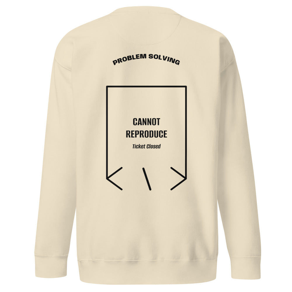Cannot Reproduce — Bone Black back mockup
