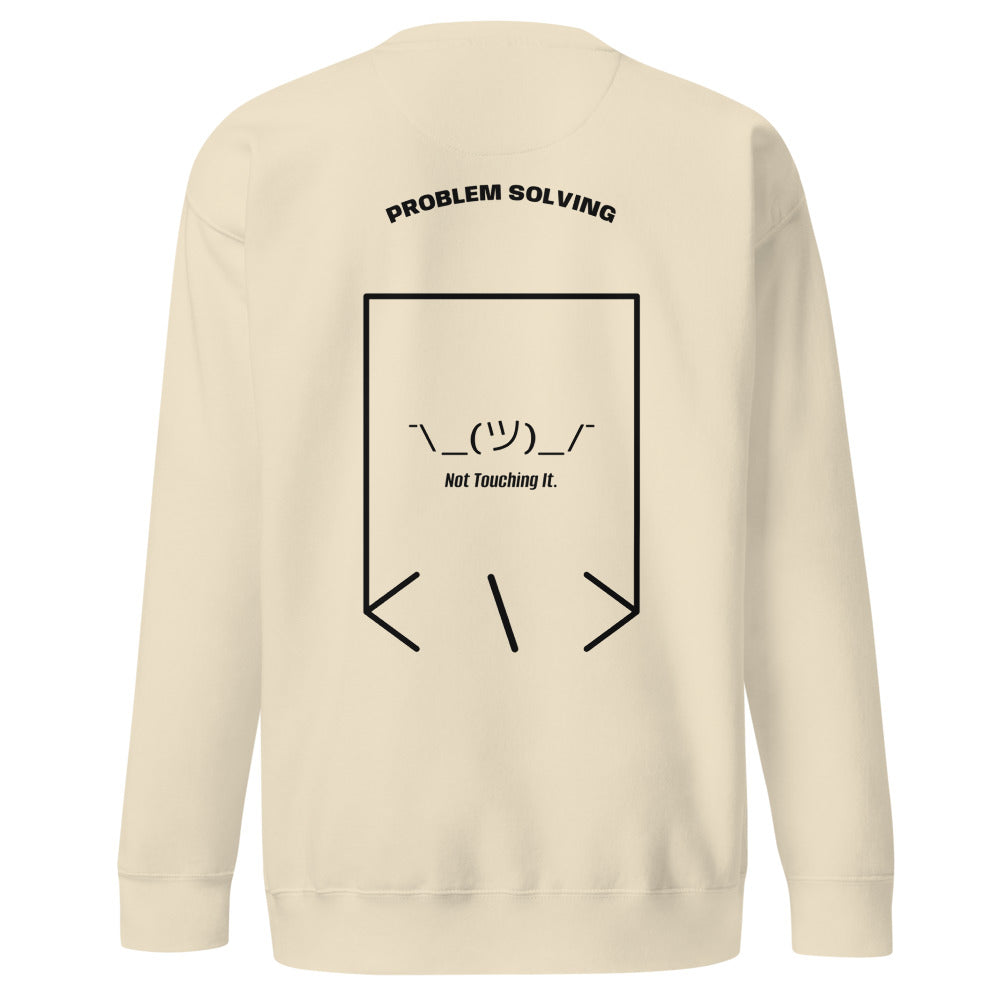 ¯\_(ツ)_/¯ — Bone Black back mockup