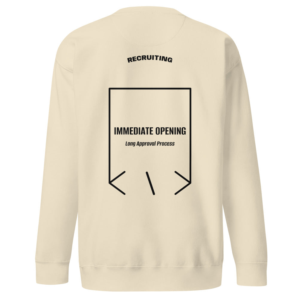 Immediate Opening — Bone Black back mockup