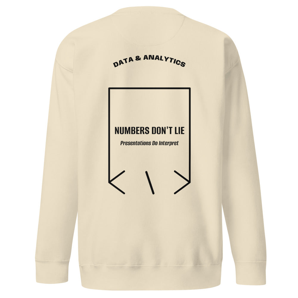 Numbers Don't Lie — Bone Black back mockup