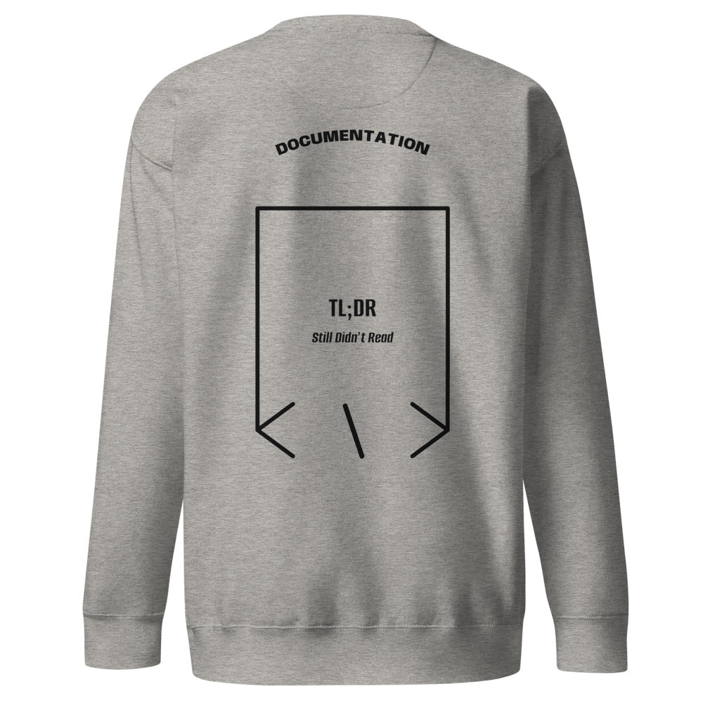 TL;DR — Carbon Grey Black back mockup