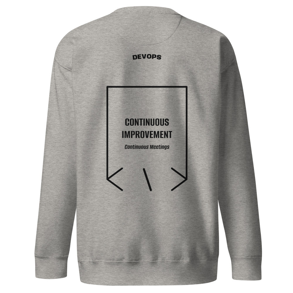 Continuous Improvement — Carbon Grey Black back mockup