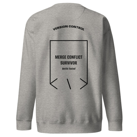 Merge Conflict Survivor — secondary back mockup