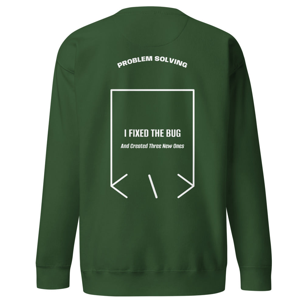 I Fixed The Bug — secondary back mockup