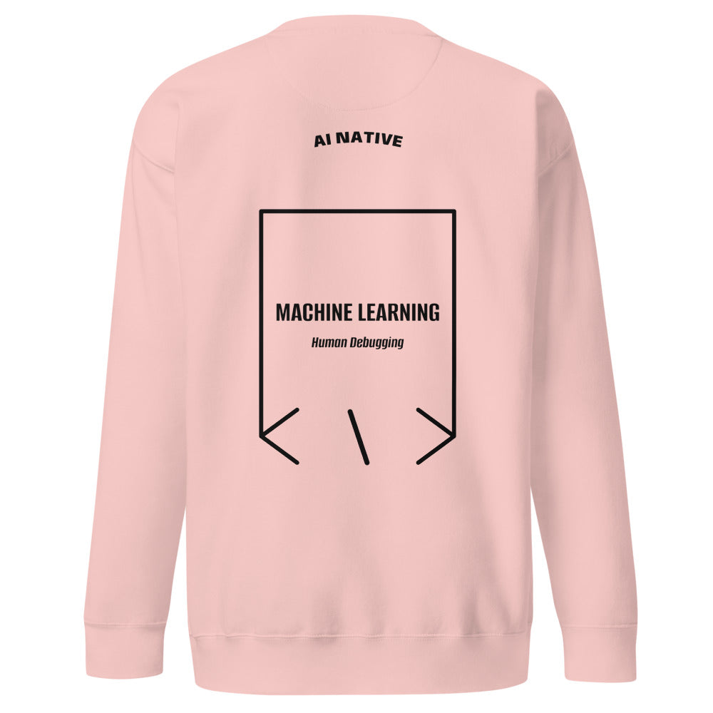 Machine Learning — Light Pink Black back mockup