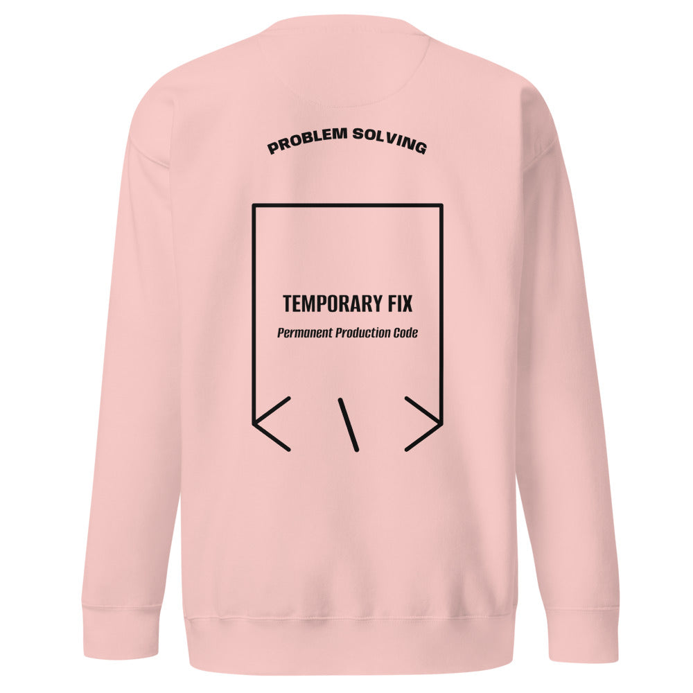 Temporary Fix — Light Pink Black back mockup