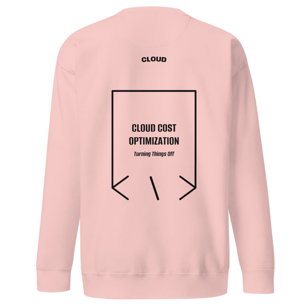 Cloud Cost Optimization — Light Pink Black back mockup