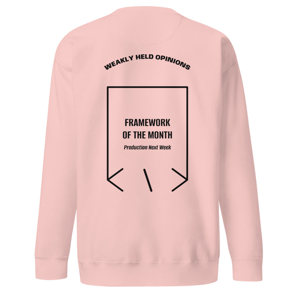 Framework Of The Month — Light Pink Black back mockup