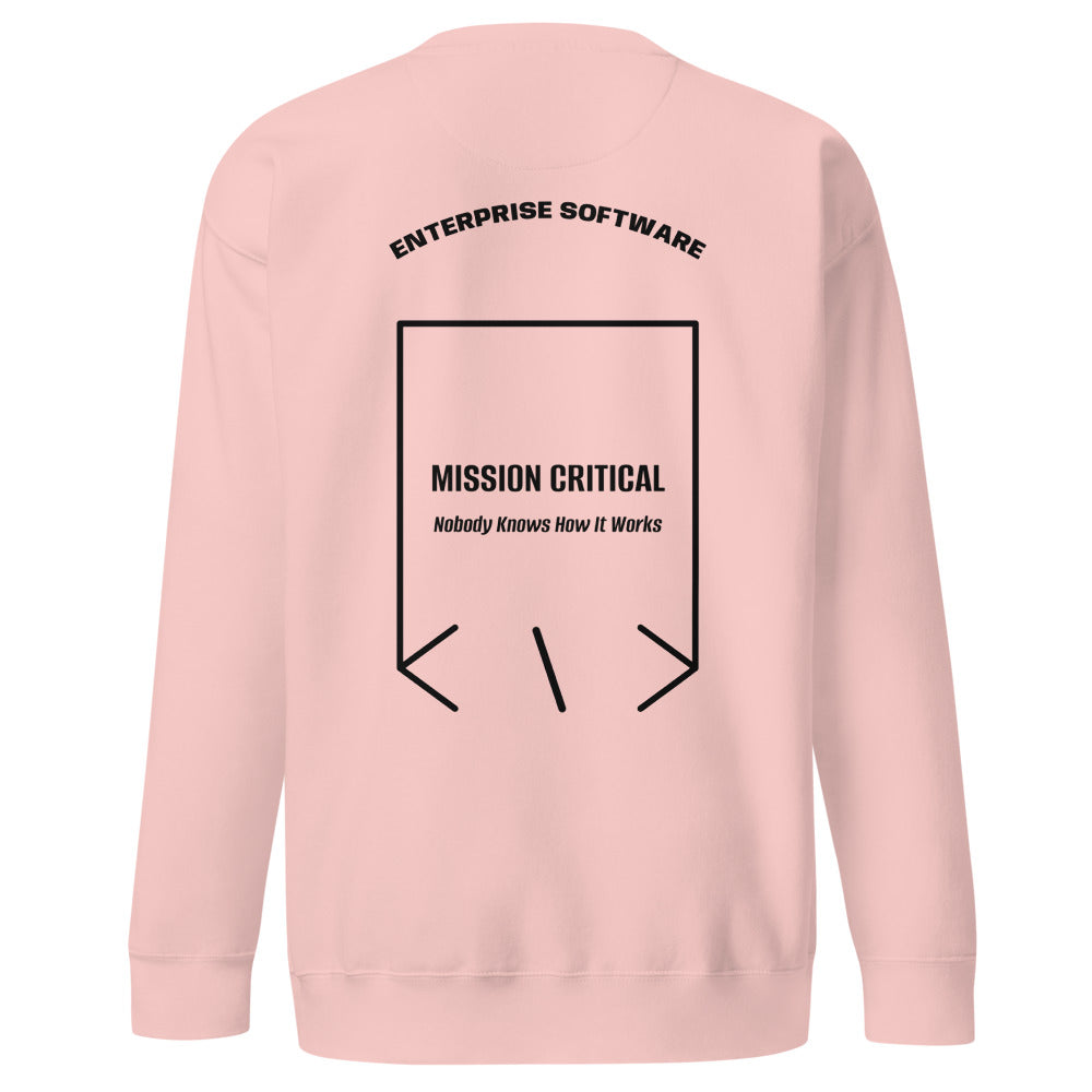 Mission Critical — secondary back mockup