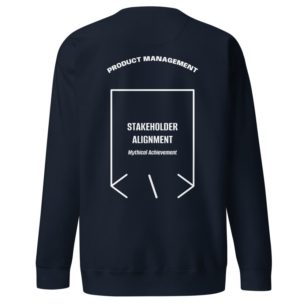Stakeholder Alignment — Navy Blazer White back mockup
