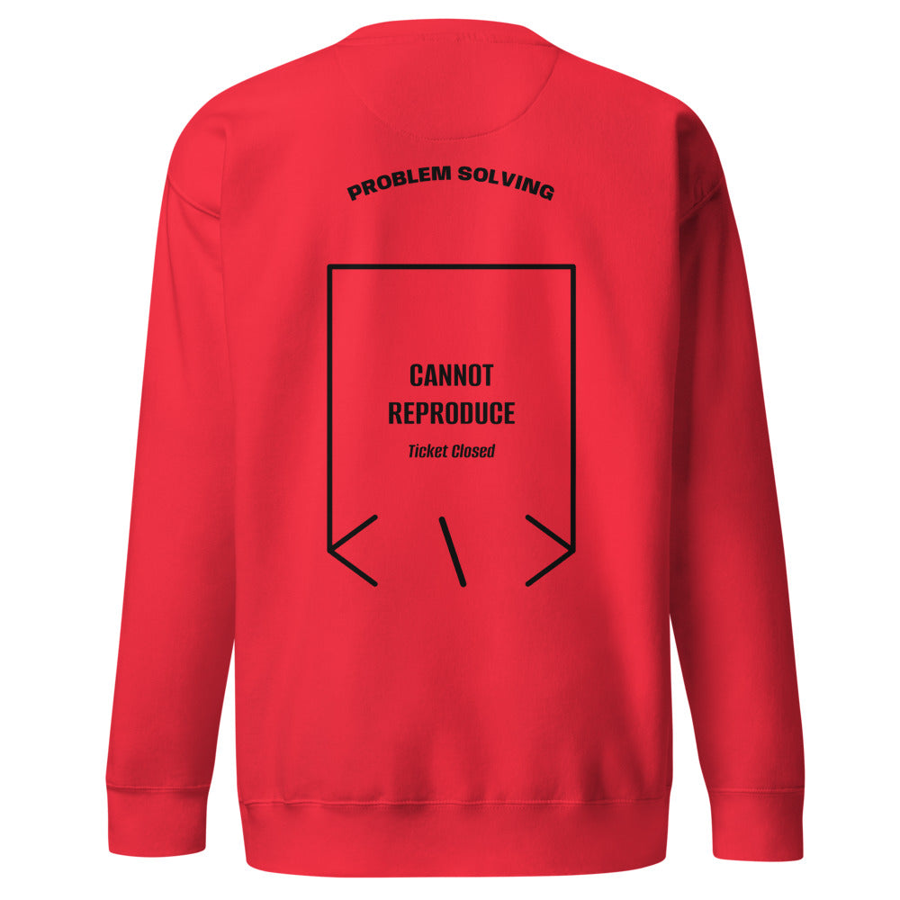 Cannot Reproduce — Team Red Black back mockup