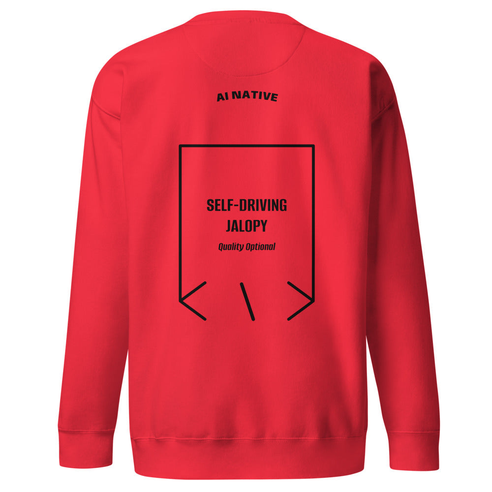 Self-Driving Jalopy — Team Red Black back mockup