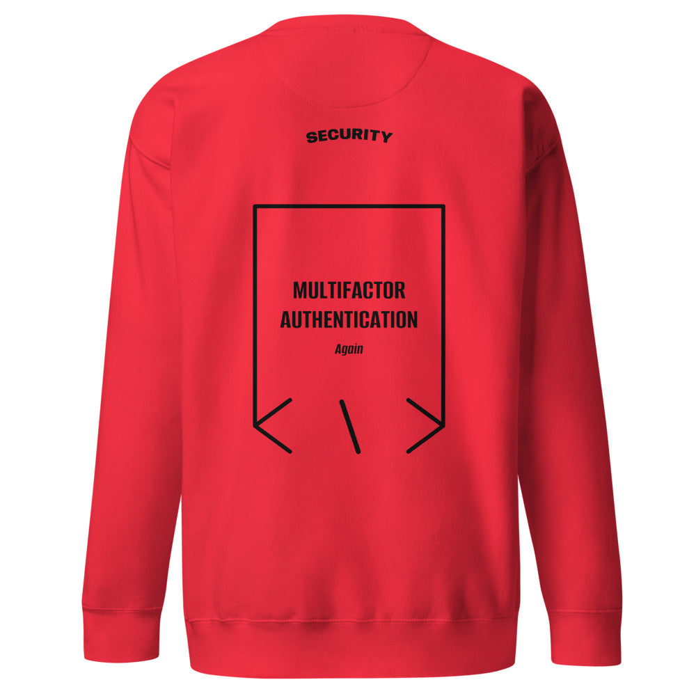 Multifactor Authentication — Team Red Black back mockup