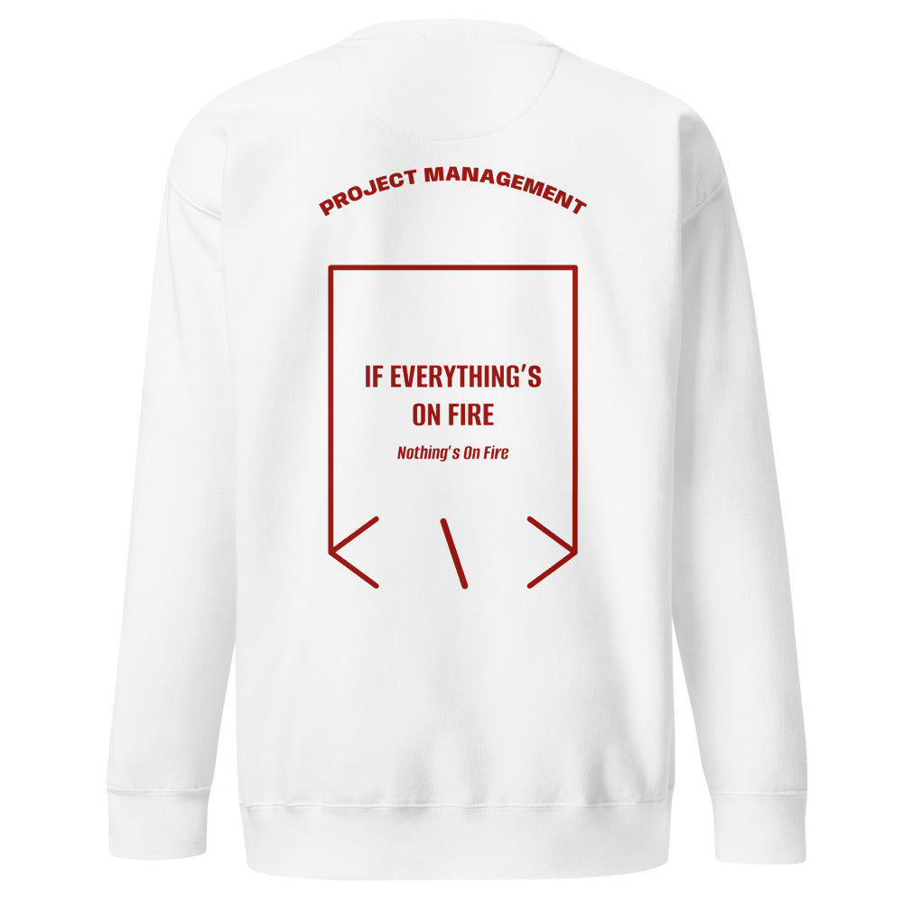 If Everything’s On Fire — White Cardinal back mockup