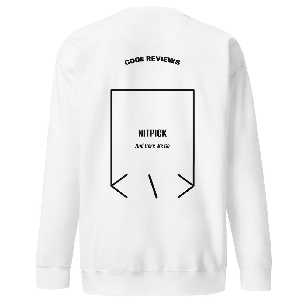 Nitpick — White Black back mockup