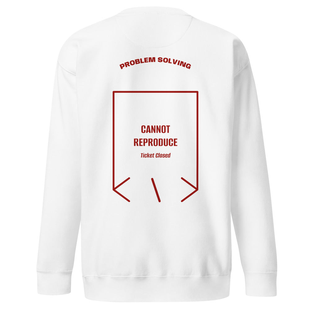 Cannot Reproduce — White Cardinal back mockup