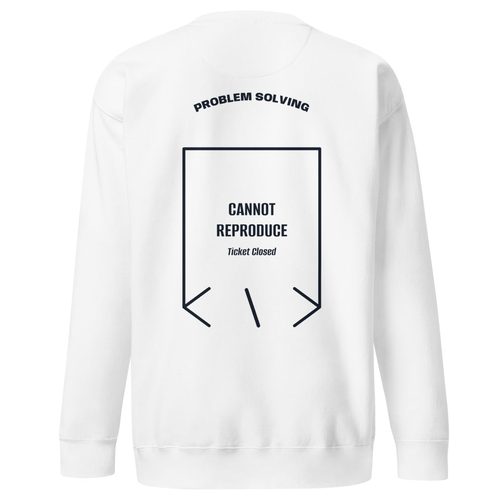 Cannot Reproduce — White Navy Blazer back mockup