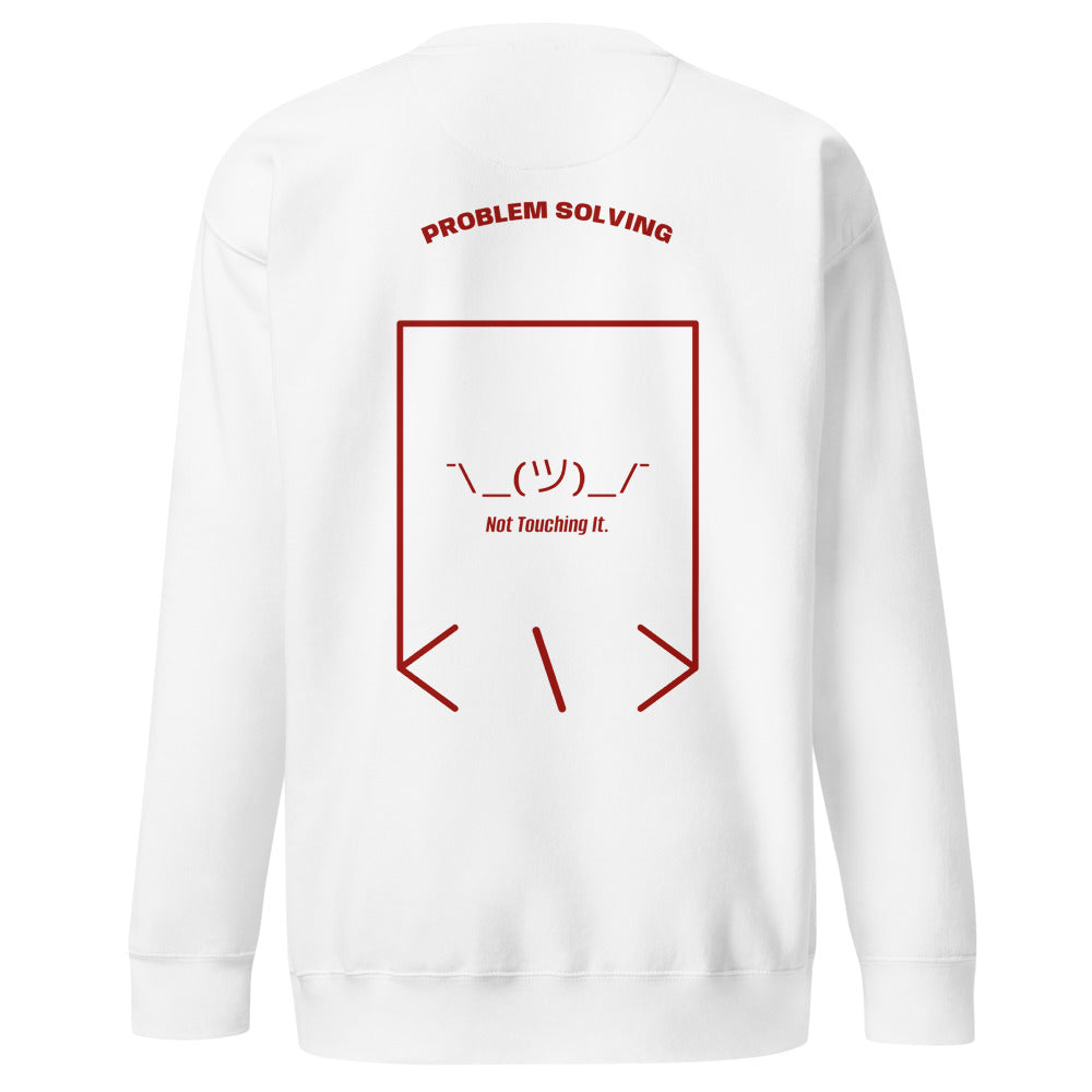 ¯\_(ツ)_/¯ — White Cardinal back mockup