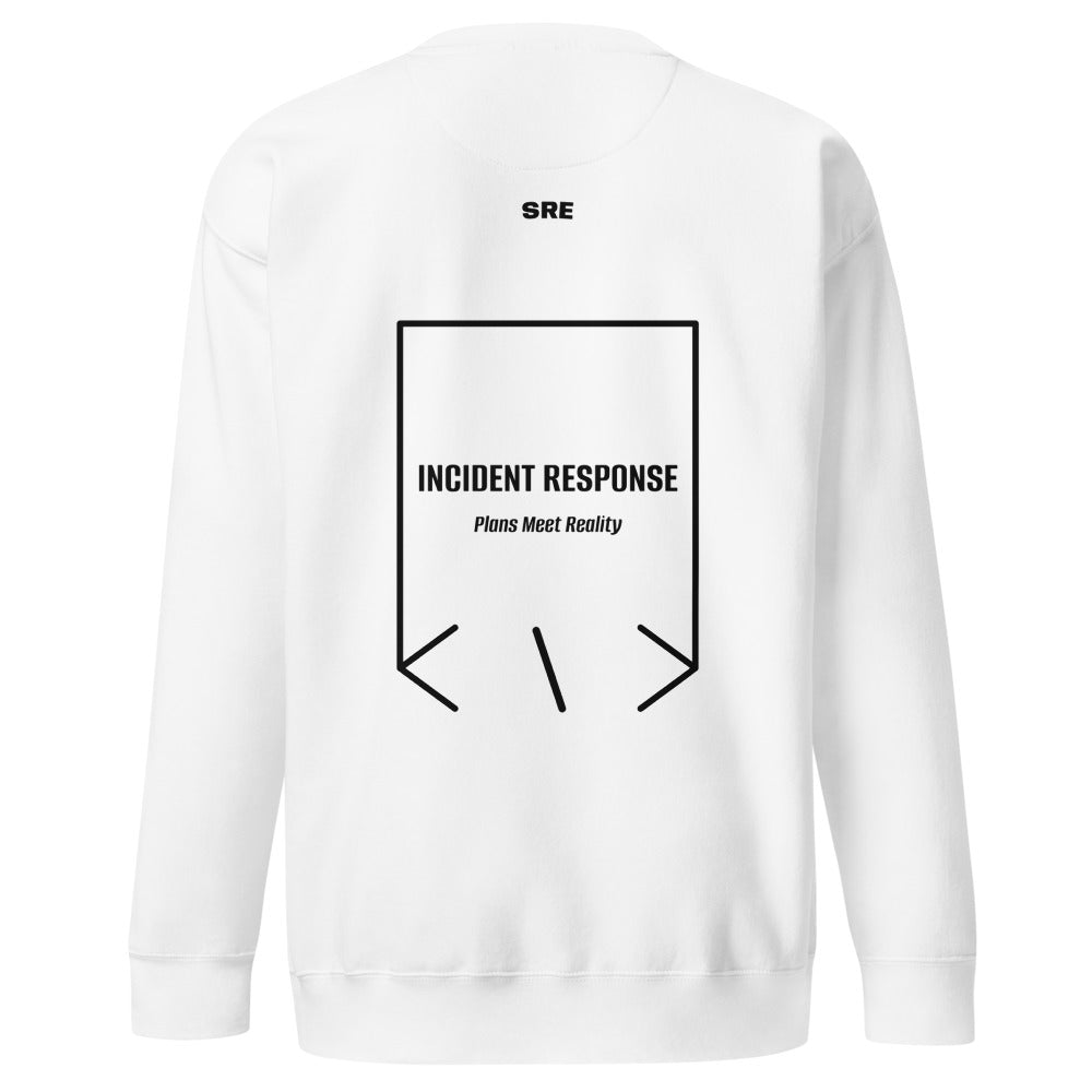 Incident Response — White Black back mockup